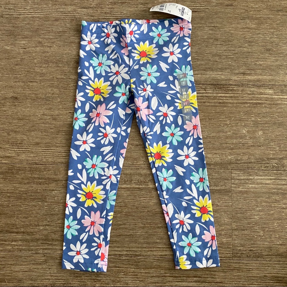 OshKosh Floral Jersey Leggings